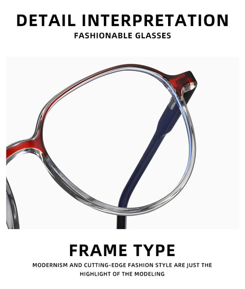 JMISUS Handmade Acetate Round Progressive Prescription Glasses ﻿Optical Lenses with Custom Rrecipe Myopia Eyewear for Women Men